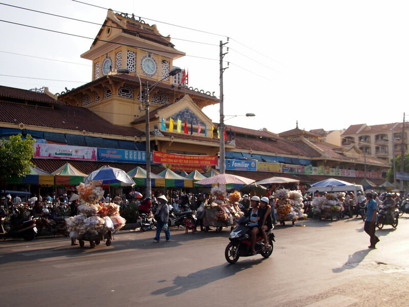 Cholon čínská čtvrť v Saigonu