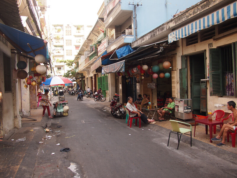 Cholon čínská čtvrť v Saigonu